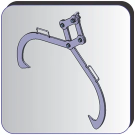 Lancman kis 10 mm-es csörlőfogó termékfotó