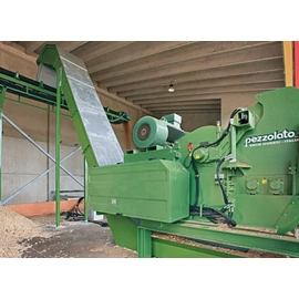 Pezzolato PTH 1000/820 E dob aprító berendezés, tárcsás aprító, komposztvonalak, apríték, apríték darálás, apríték szárítás