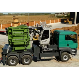 Pezzolato PTH 1000/820 HackerTruck dob aprító berendezés, tárcsás aprító, komposztvonalak, apríték, apríték darálás, apríték szárítás