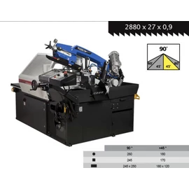 PILOUS ARG260 CF-NC automata szalagfűrészgép