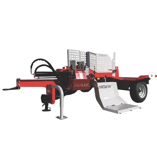 Lancman XTRA XLA 26 C+EL XTREMSPEED fekvő rönkhasító elölnézet