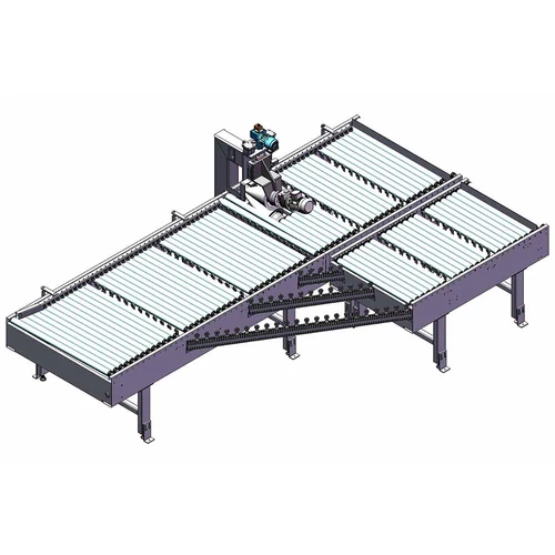 UNIMAK RPC 3L + TC 90-130 90° Transfer Conveyor