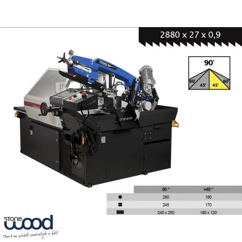 PILOUS ARG260 CF-NC automata szalagfűrészgép